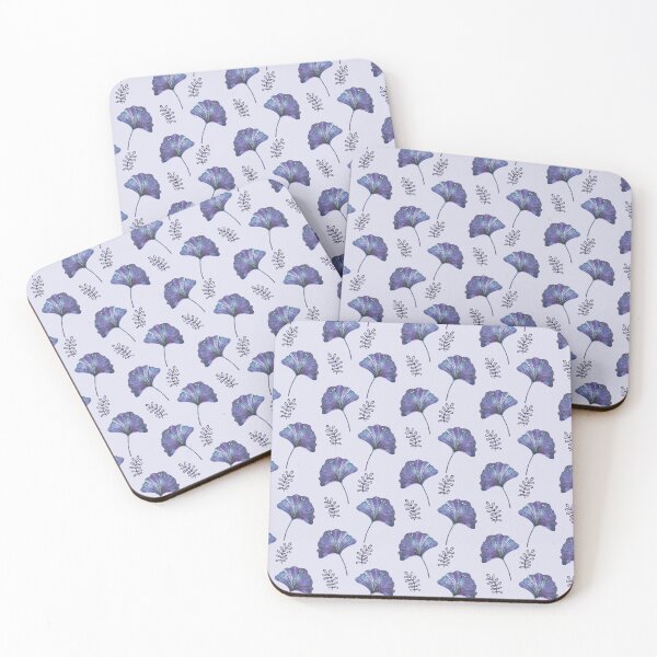 Item preview, Purple Celestial Gingko Pattern designed and sold by Lunamise.