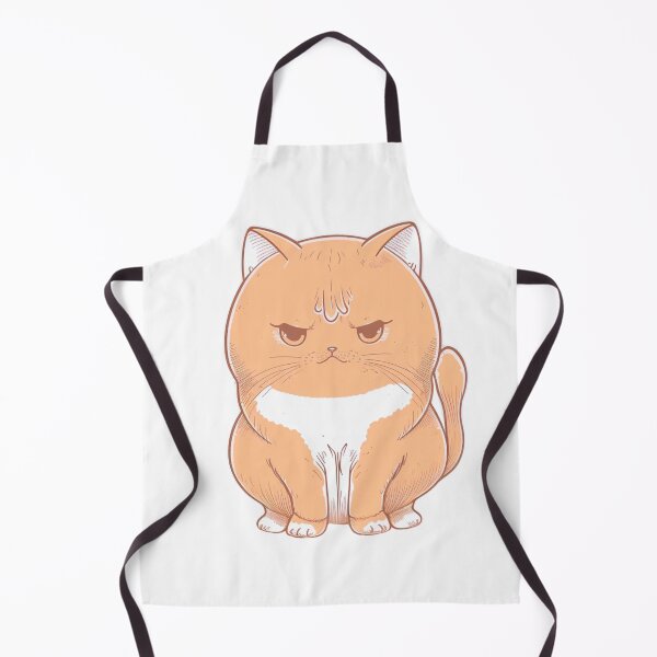 Item preview, Tense Constipated Cat  | Valentine's Day Gift | Anxious Cat Nervous Cat Shy Cat | Funny Looking Cat | Pastel Cats designed and sold by Synthetic-Intel.