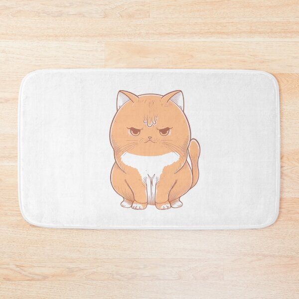 Item preview, Tense Constipated Cat  | Valentine's Day Gift | Anxious Cat Nervous Cat Shy Cat | Funny Looking Cat | Pastel Cats designed and sold by Synthetic-Intel.