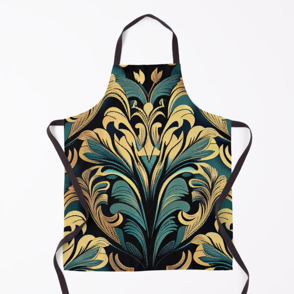 Item preview, Dense Hollywood Regency Pattern Digital Painting designed and sold by CodeAndColors.