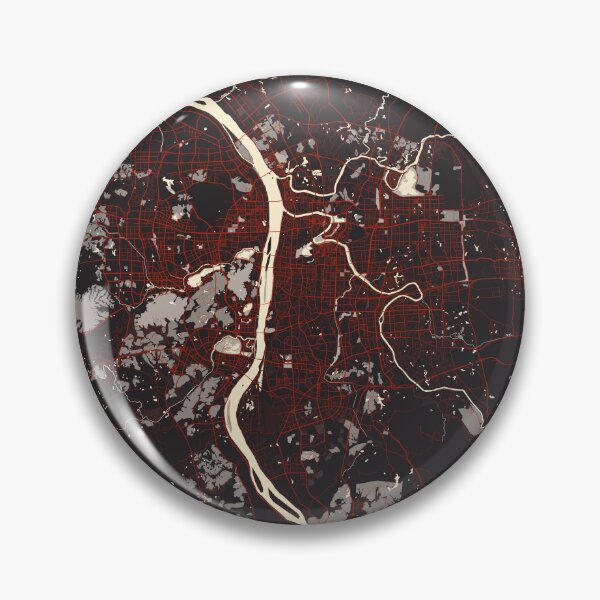 Item preview, Changsha City Map of Hunan, China - Vector designed and sold by deMAP.