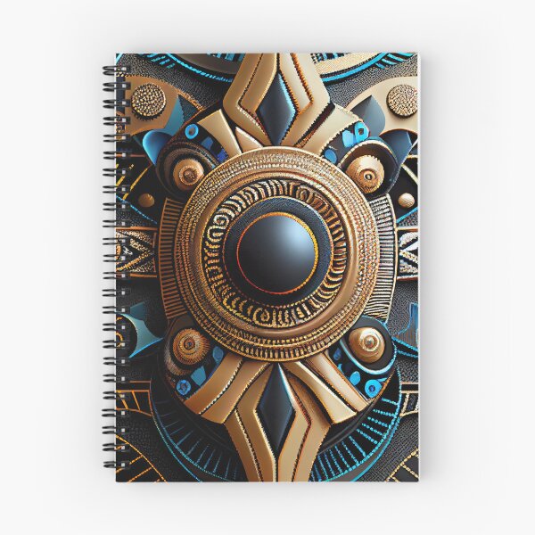 Item preview, Bejeweled Futuristic African Pattern Digital Painting designed and sold by CodeAndColors.