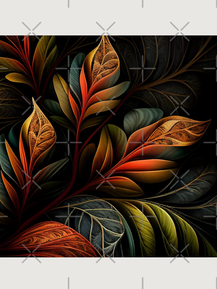 Thumbnail 6 von 6, Premium Oversized Pullover, Semi Abstract Natural Pattern Digital Painting designt und verkauft von CodeAndColors.