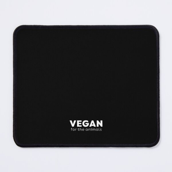 Item preview, Vegan for the animals - White on black or red designed and sold by FewCaratArt.