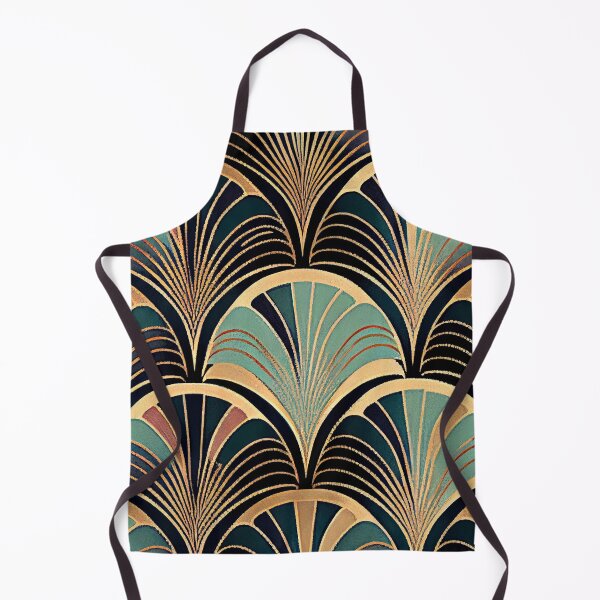 Item preview, Muted Art Deco Pattern Digital Painting designed and sold by CodeAndColors.