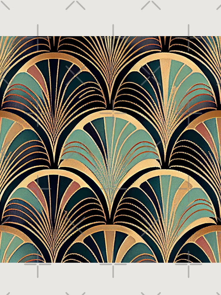 Thumbnail 6 von 6, Premium Oversized Pullover, Muted Art Deco Pattern Digital Painting designt und verkauft von CodeAndColors.