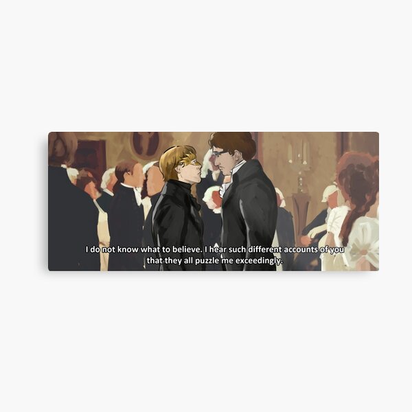 Masked Ball Confrontation Metal Print