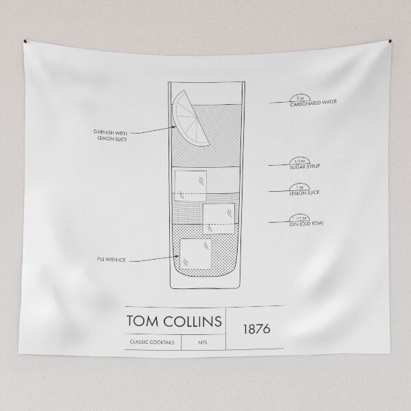 Item preview, Tom Collins | Classic Cocktail designed and sold by _YZ studio.