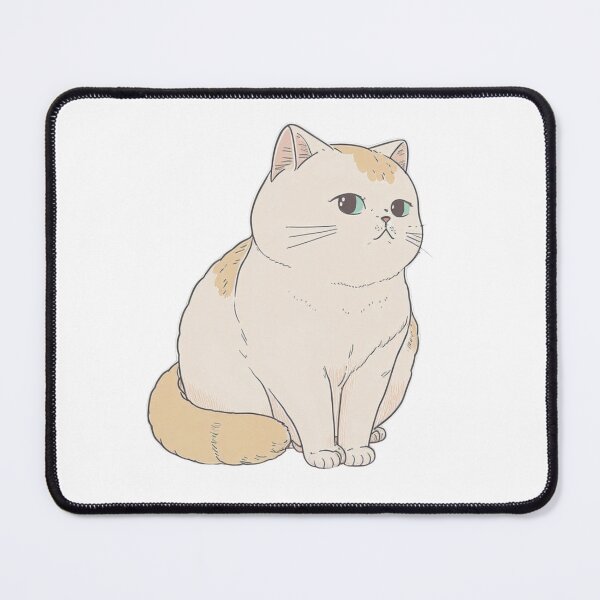 Item preview, Pensive Constipated Cat  | Valentine's Day Gift | Anxious Cat Nervous Cat Shy Cat | Funny Looking Cat | Pastel Cats designed and sold by Synthetic-Intel.