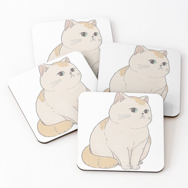 Item preview, Pensive Constipated Cat  | Valentine's Day Gift | Anxious Cat Nervous Cat Shy Cat | Funny Looking Cat | Pastel Cats designed and sold by Synthetic-Intel.