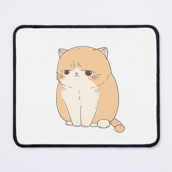 Item preview, Brow Furrow Constipated Cat | Valentine's Day Gift | Anxious Cat Nervous Cat Shy Cat | Funny Looking Cat | Pastel Cats designed and sold by Synthetic-Intel.