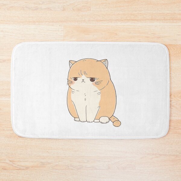 Item preview, Brow Furrow Constipated Cat  | Valentine's Day Gift | Anxious Cat Nervous Cat Shy Cat | Funny Looking Cat | Pastel Cats designed and sold by Synthetic-Intel.