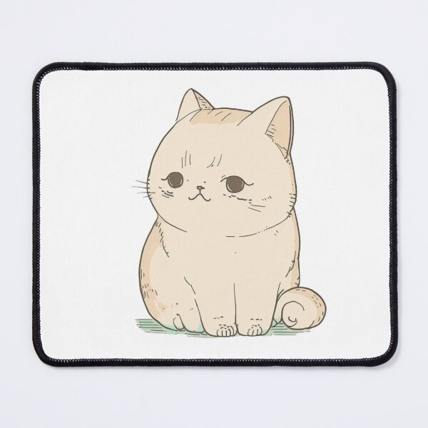 Item preview, Proud Constipated Cat | Valentine's Day Gift | Anxious Cat Nervous Cat Shy Cat | Funny Looking Cat | Pastel Cats designed and sold by Synthetic-Intel.