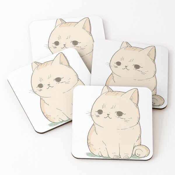 Item preview, Proud Constipated Cat  | Valentine's Day Gift | Anxious Cat Nervous Cat Shy Cat | Funny Looking Cat | Pastel Cats designed and sold by Synthetic-Intel.