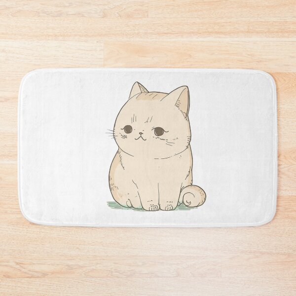 Item preview, Proud Constipated Cat  | Valentine's Day Gift | Anxious Cat Nervous Cat Shy Cat | Funny Looking Cat | Pastel Cats designed and sold by Synthetic-Intel.