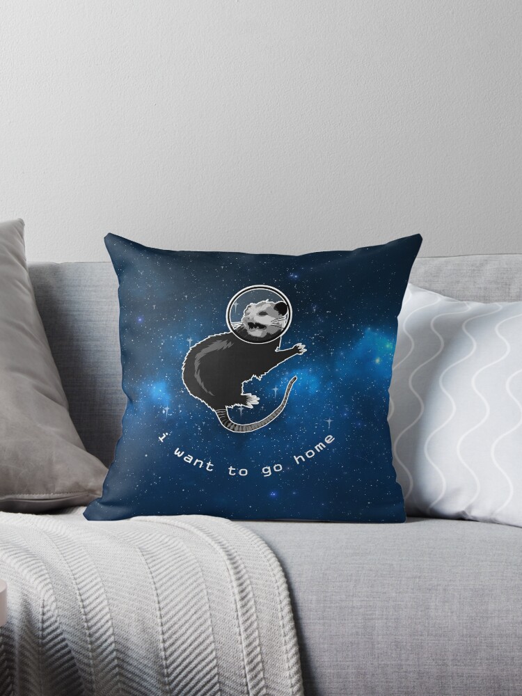 Outer space outlet throw pillow