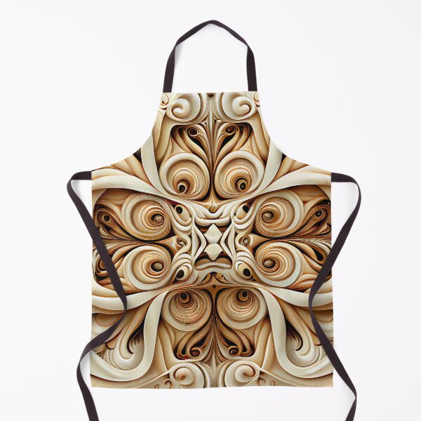 Artikelvorschau, Pale Symmetrical Swirling Crafty Pattern Digital Painting entworfen und verkauft von CodeAndColors.