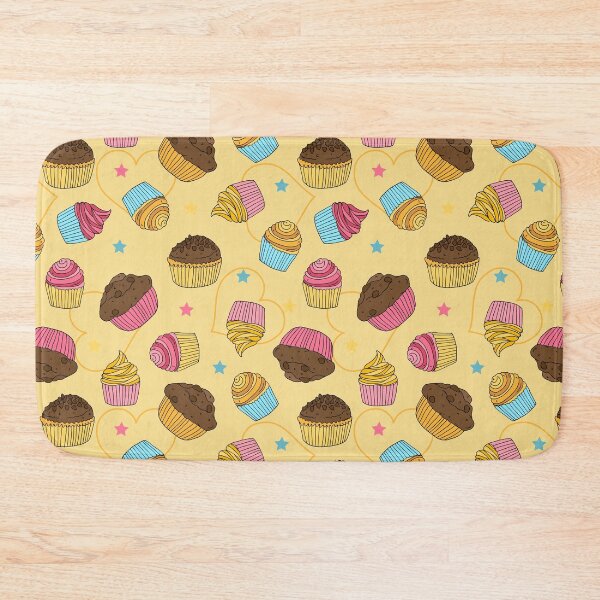 Item preview, Cupcakes and Muffins Food Pattern designed and sold by HotHibiscus.