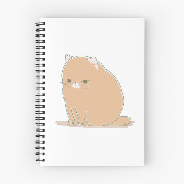 Item preview, Pondering Constipated Cat  | Valentine's Day Gift | Anxious Cat Nervous Cat Shy Cat | Funny Looking Cat | Pastel Cats designed and sold by Synthetic-Intel.