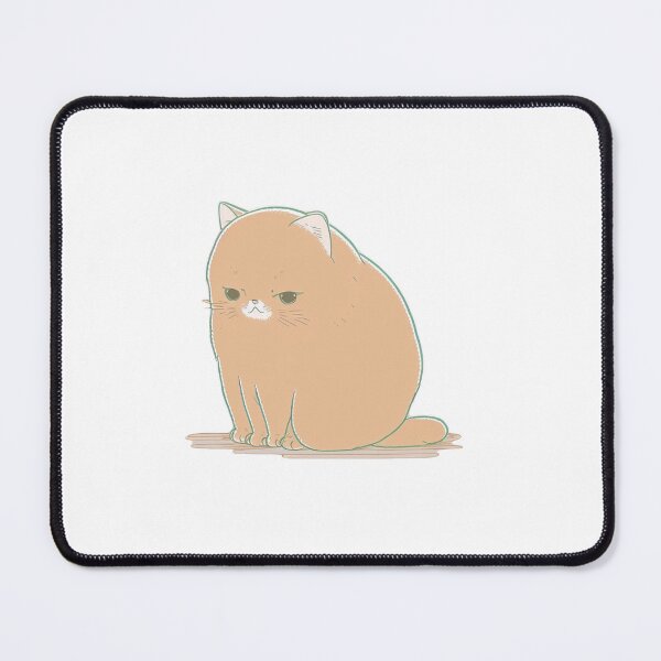 Item preview, Pondering Constipated Cat | Valentine's Day Gift | Anxious Cat Nervous Cat Shy Cat | Funny Looking Cat | Pastel Cats designed and sold by Synthetic-Intel.
