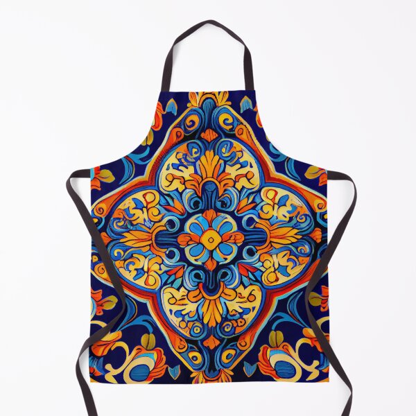 Artikelvorschau, Energetic New Mediterranean Pattern Digital Painting entworfen und verkauft von CodeAndColors.