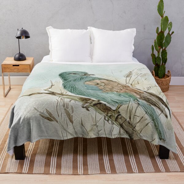 Item preview, Watercolor Painted Vintage Bird On Branch designed and sold by HappyLifeCreate.