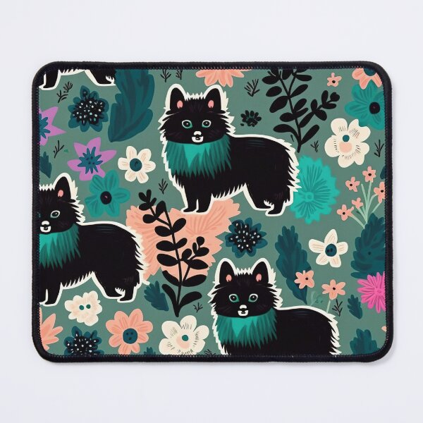 Item preview, cute colorful Schipperke designed and sold by funmoun55.