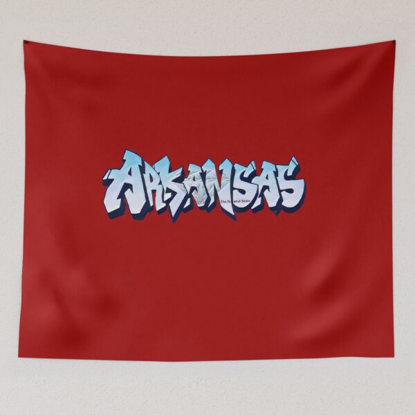 Item preview, Arkansas DMV License Plate Graffiti - Available on stickers socks mugs and more designed and sold by Dude  Stuff.