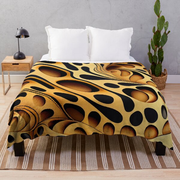 Artikelvorschau, Dynamic Organic Animal Print Pattern Digital Painting entworfen und verkauft von CodeAndColors.