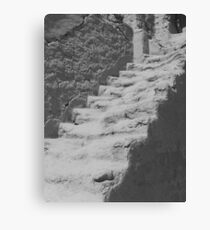 Ancient staircase at Bezeklik Thousand Buddha Caves Canvas Print