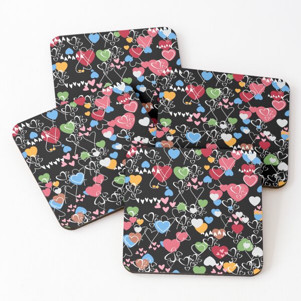 Item preview, MULTI-COLORED HEARTS A FLUTTER designed and sold by Steven  LaRussa.