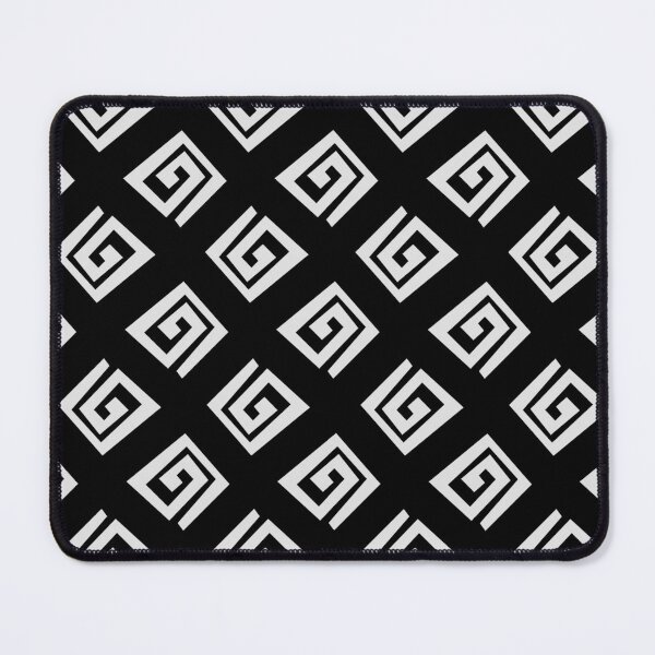 Item preview, Ethnic geometric spiral pattern - black designed and sold by BattaAnastasia.