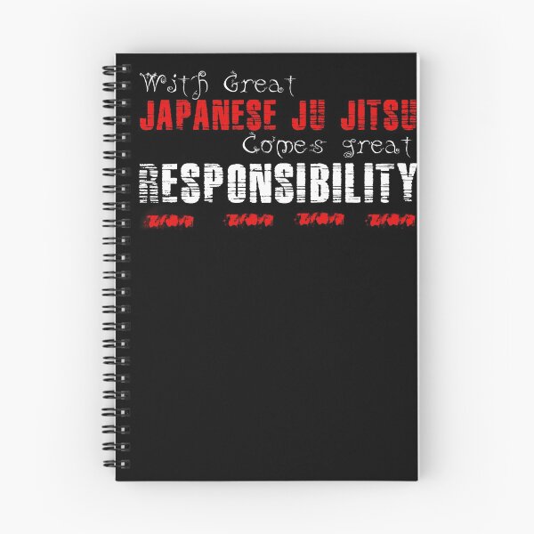Item preview, With great Japanese Ju Jitsu comes great responsibility designed and sold by MartialArtsNerd.