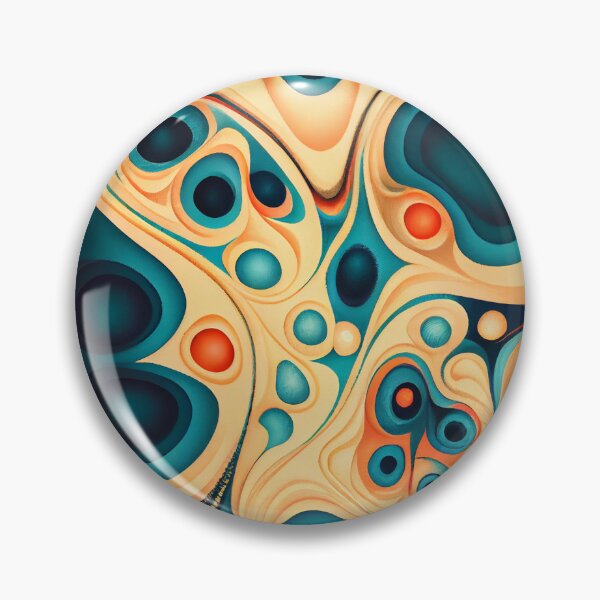 Artikelvorschau, Flat Fluid Brilliant Eclectic Pattern Digital Painting entworfen und verkauft von CodeAndColors.