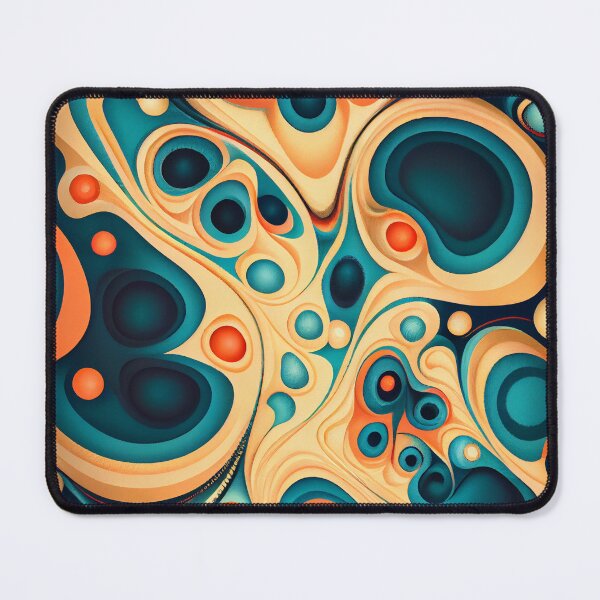 Item preview, Flat Fluid Brilliant Eclectic Pattern Digital Painting designed and sold by CodeAndColors.