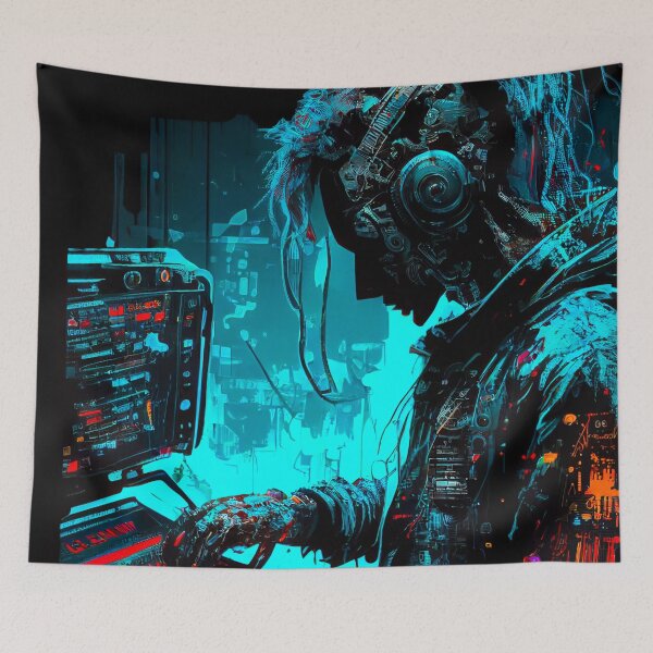 Item preview, Gorilla Beatmaker composes music in his home studio designed and sold by popurbanart.