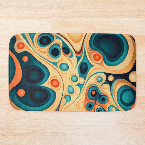 Item preview, Flat Fluid Brilliant Eclectic Pattern Digital Painting designed and sold by CodeAndColors.