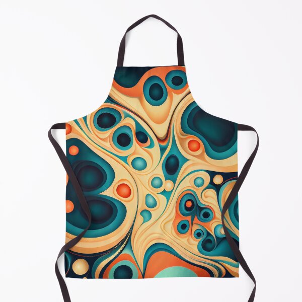 Item preview, Flat Fluid Brilliant Eclectic Pattern Digital Painting designed and sold by CodeAndColors.