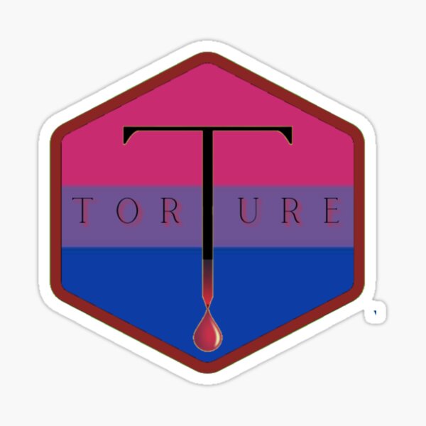 Bisexual PRIDE T logo Sticker