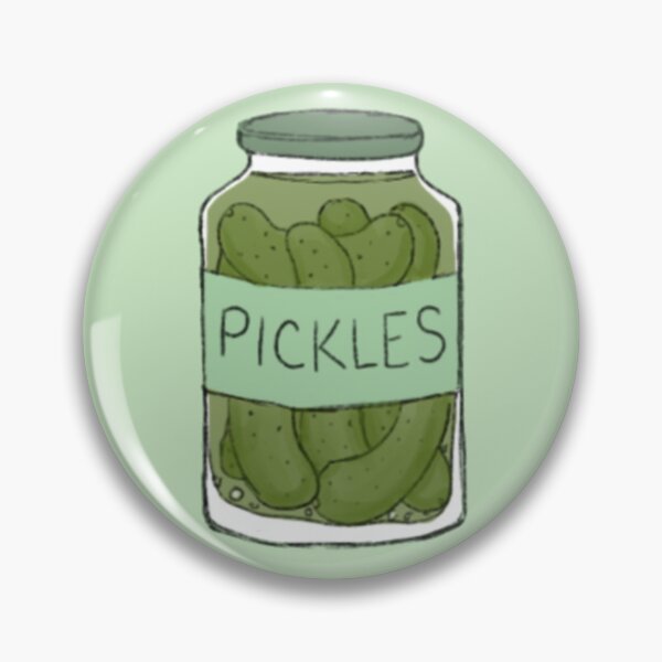 Item preview, Dill pickle jar illustration designed and sold by hanameda.