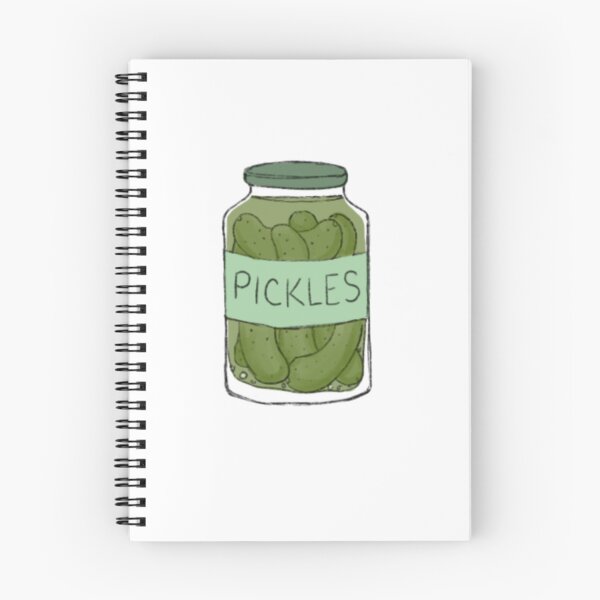 Item preview, Dill pickle jar illustration designed and sold by hanameda.