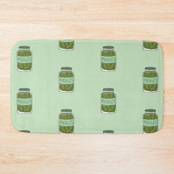 Item preview, Dill pickle jar illustration designed and sold by hanameda.