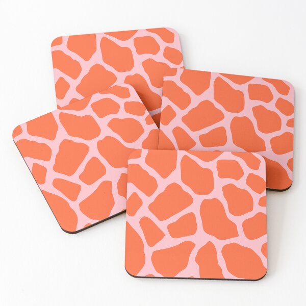 Item preview, Orange abstract pebbles pattern designed and sold by BattaAnastasia.