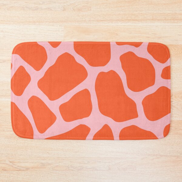 Item preview, Orange abstract pebbles pattern designed and sold by BattaAnastasia.