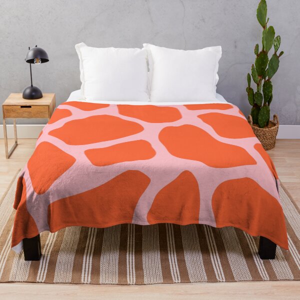 Item preview, Orange abstract pebbles pattern designed and sold by BattaAnastasia.