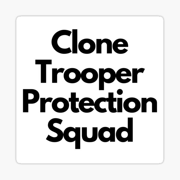 Vista previa del artículo con la obra «Escuadrón de Defensa de Soldados Clon», diseñado y vendido por AceOfAndromeda.