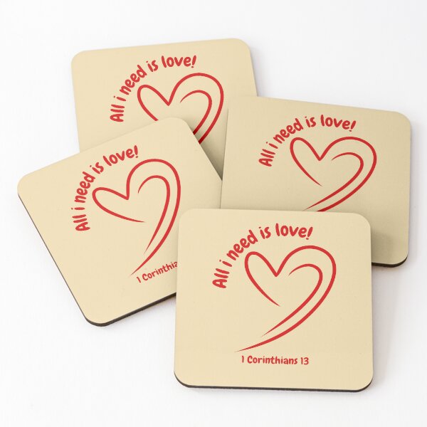 Item preview,  All We Need Is Love Corinthians 13 designed and sold by Gina Jenkins.