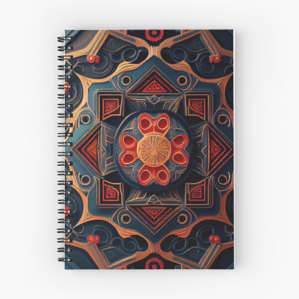 Item preview, Futuristic Asian Pattern Digital Painting designed and sold by CodeAndColors.