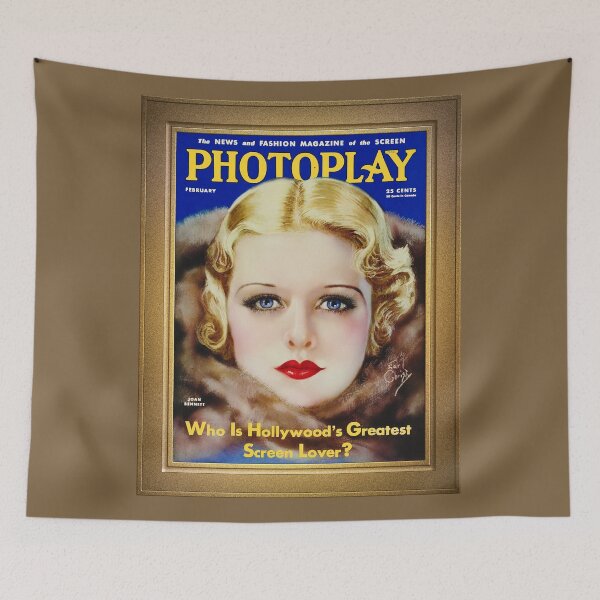 Item preview, Joan Bennett Photoplay Magazine February Issue NSE by Earl Christy Remastered Vintage Art Xzendor7 Reproductions designed and sold by Xzendor7 Digital Art Creations.