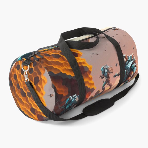 Item preview, "Hexagonal Odyssey: An Astronaut's Exploration in a Hexagonal Space" designed and sold by ProactiveMode.